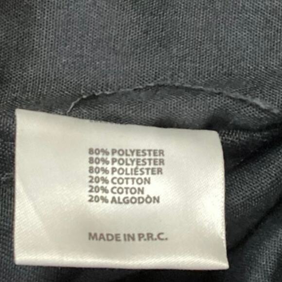 Pacsun Black High Rise Stretch Flared Leg Ankle Cargo Casual Pants Size 26 - Picture 6 of 6